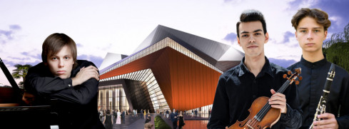 Timofey Dolya (piano), Artur Krishchyan (violin), Igor Smaliy (clarinet)