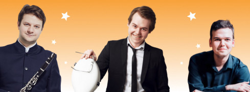 Nikita Lyutikov (clarinet), Vasiliy Stepanov (cello), Timofey Vladimirov (piano)