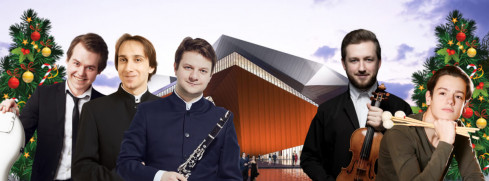 Vasiliy Stepanov (cello), Miroslav Kultyshev (piano), Nikita Lyutikov (clarinet), Pavel Milyukov (violin), Andrey Taranukha (percussion instruments)